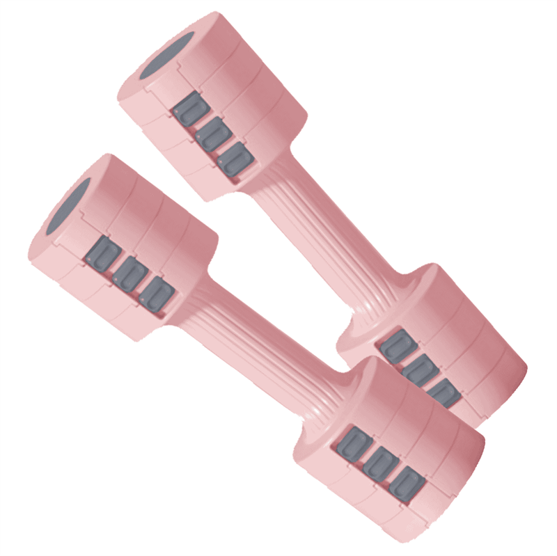 Adjustable Dumbbell Set 5 kg. Pink