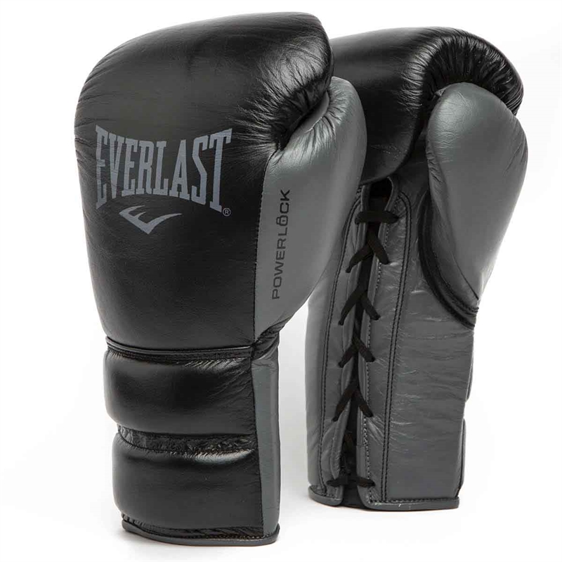 Everlast Powerlock Pro Kamp Boksehansker - Svart