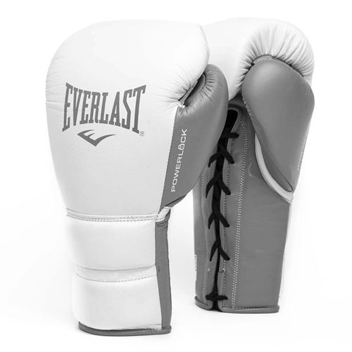 Everlast Powerlock Pro Kamp Boksehansker - Hvid