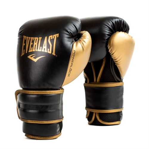 Everlast Powerlock 2r Boksehansker - svart/guld
