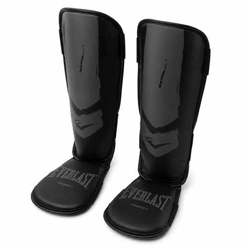 Everlast Prospect Junior Shin Guards - svart