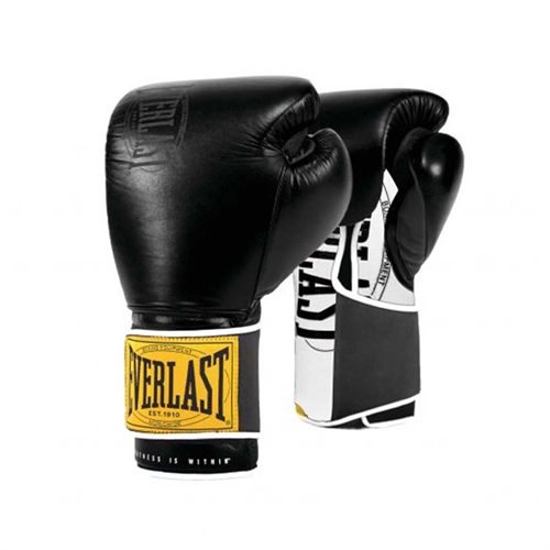 Everlast 1910 Hook & Loop Sparring Boksehanske (svart)