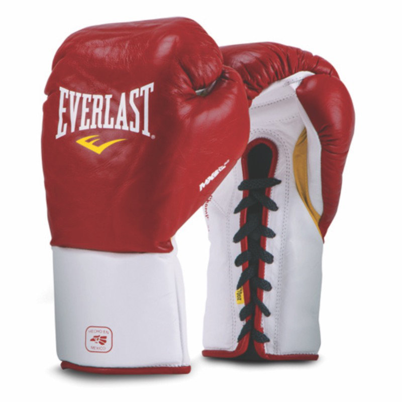 Dette er MX pro kamphandsker fra everlast. Handskerne er i rød og hvid.