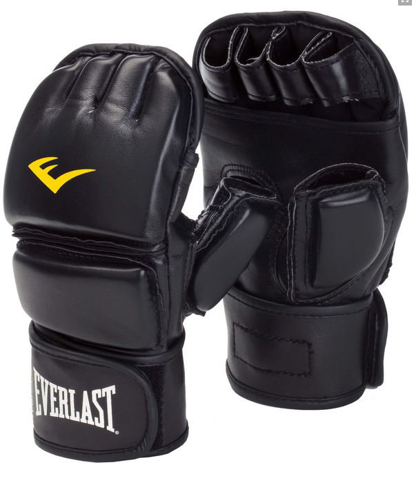 Sorte MMA Closed Thumb Grappling Handsker fra Everlast