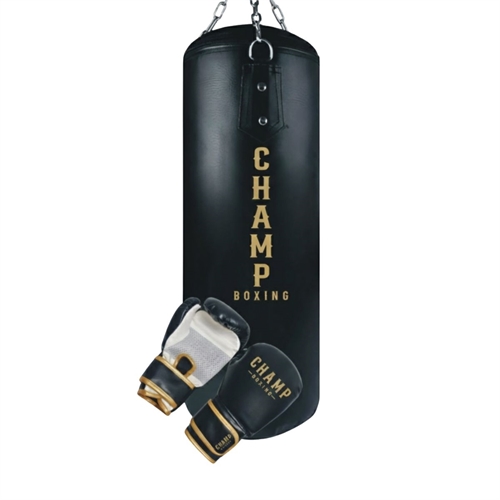 Champ Junior Boksesett 15 kg – Sort/Gull